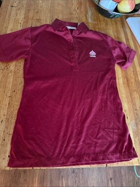 WoMen's SAHARA LAS VEGAS Maroon Polo Shirt with Embroidered Crest SMALL